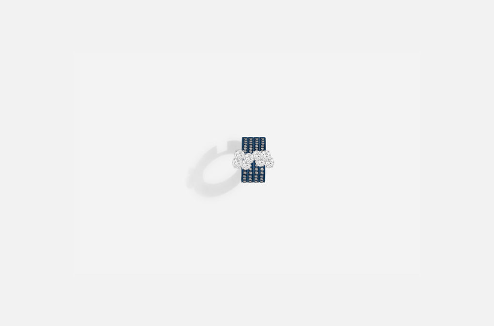 MONUMENT EARRING / Blue Gold