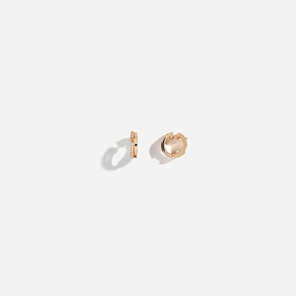 VOLUME EARRINGS / Rose Gold