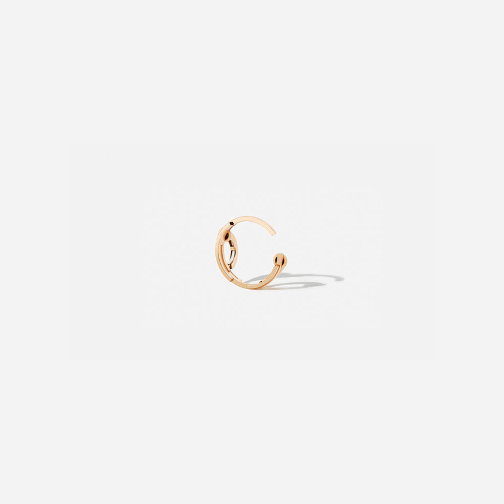 VOLUME EARRING / Rose Gold