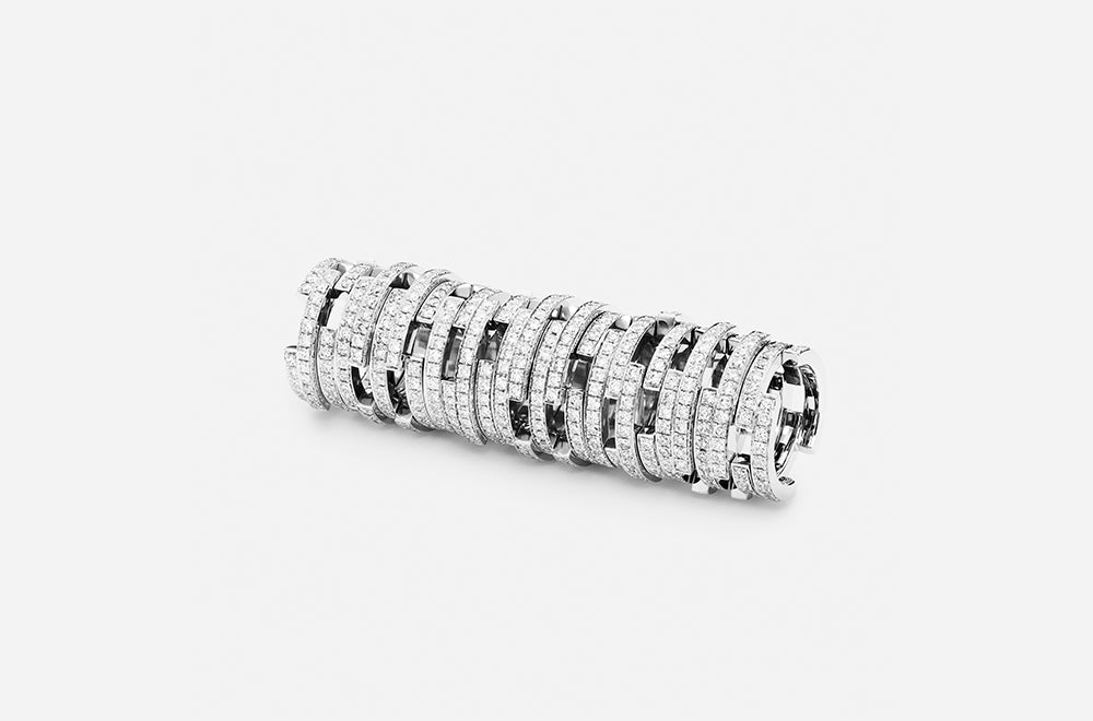 VOLUME PENDANT / White Gold