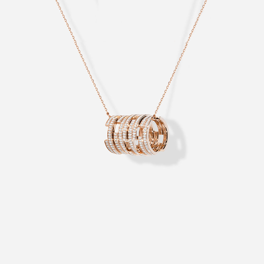 VOLUME PENDANT / Rose Gold