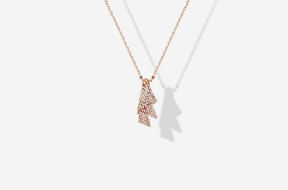 FLUID PENDANT / Rose Gold
