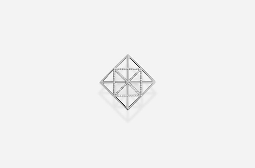 COLLECTION I RING / White Gold