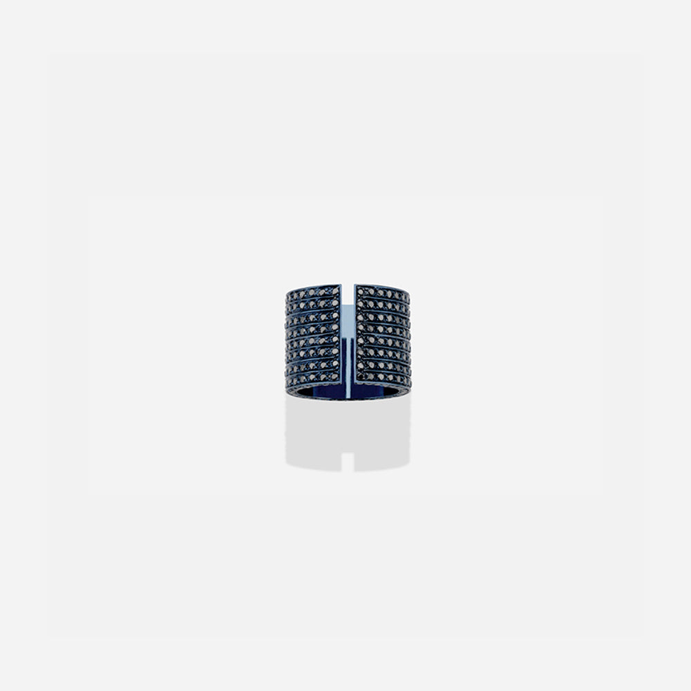 MONUMENT C RING / Blue Gold
