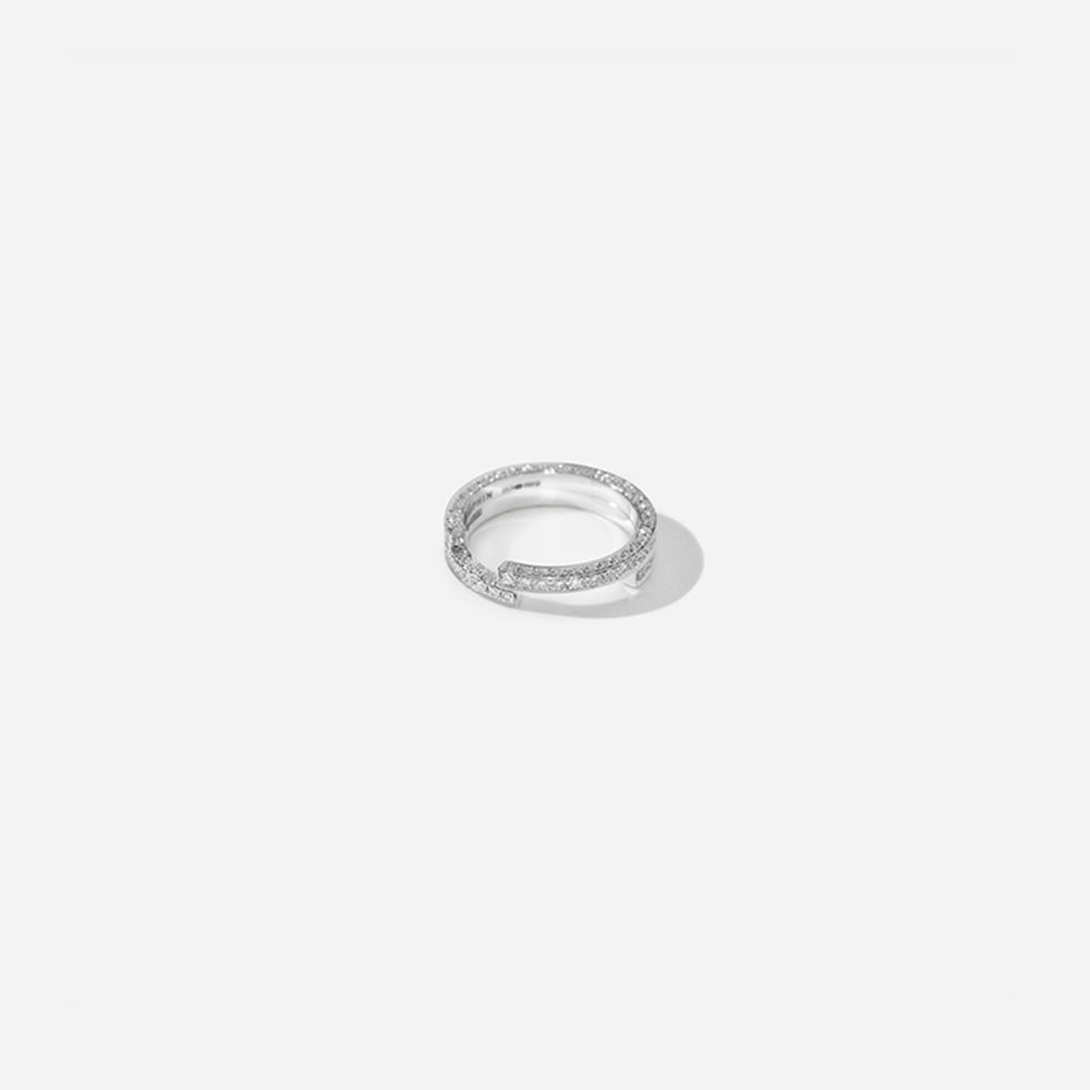 C RING / White Gold