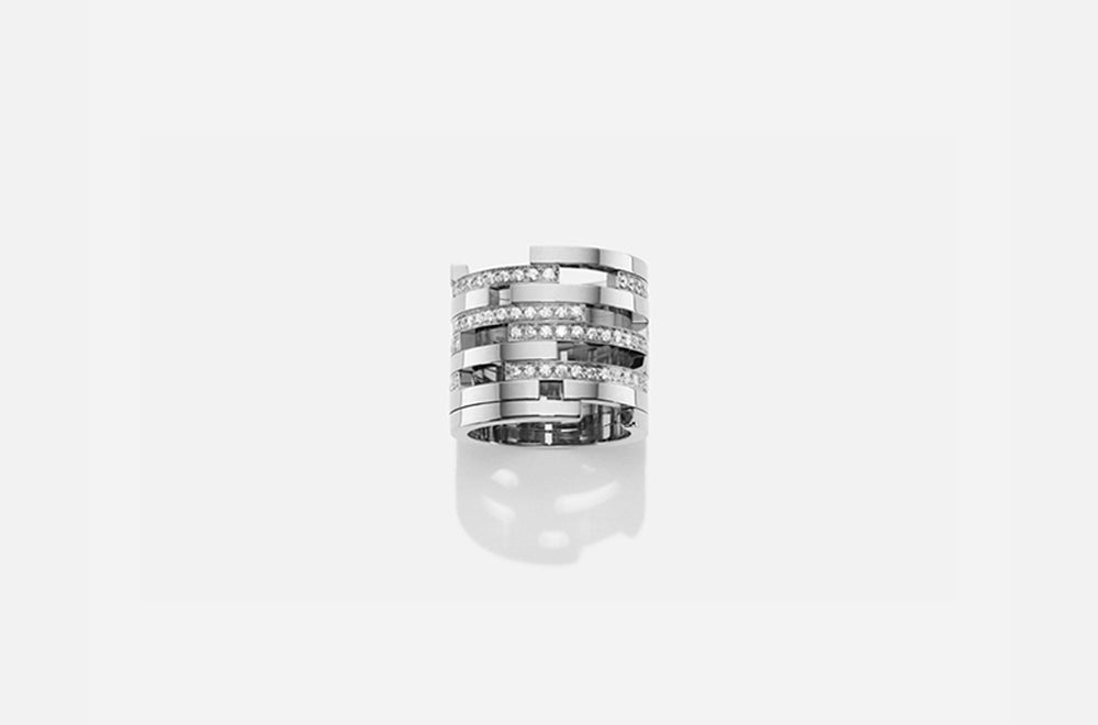 C RING / White Gold