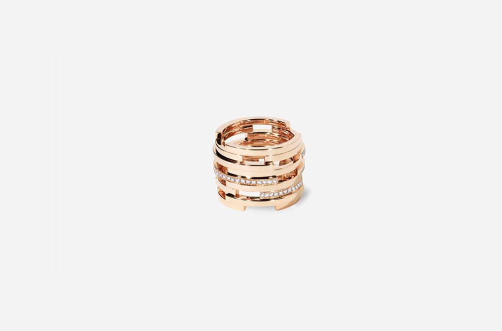 VOLUME RING / Rose Gold