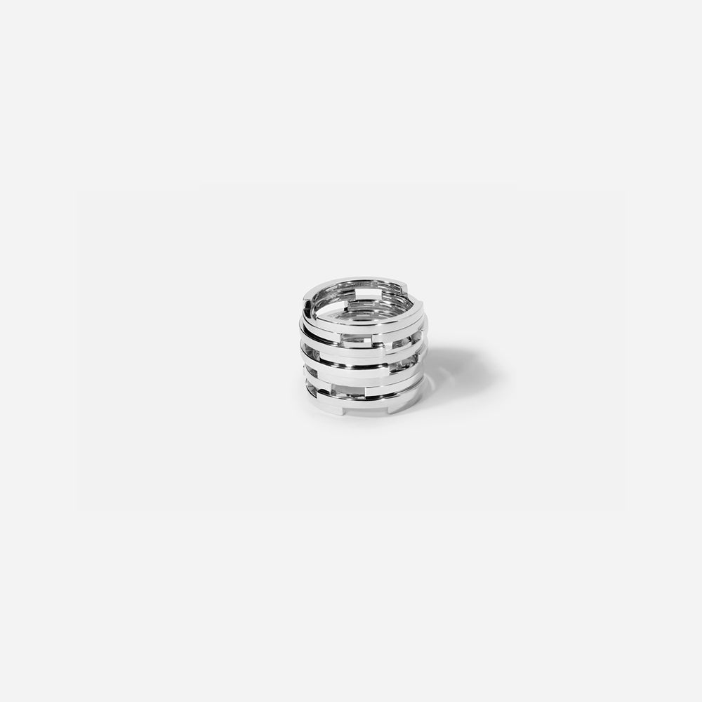VOLUME RING / White Gold