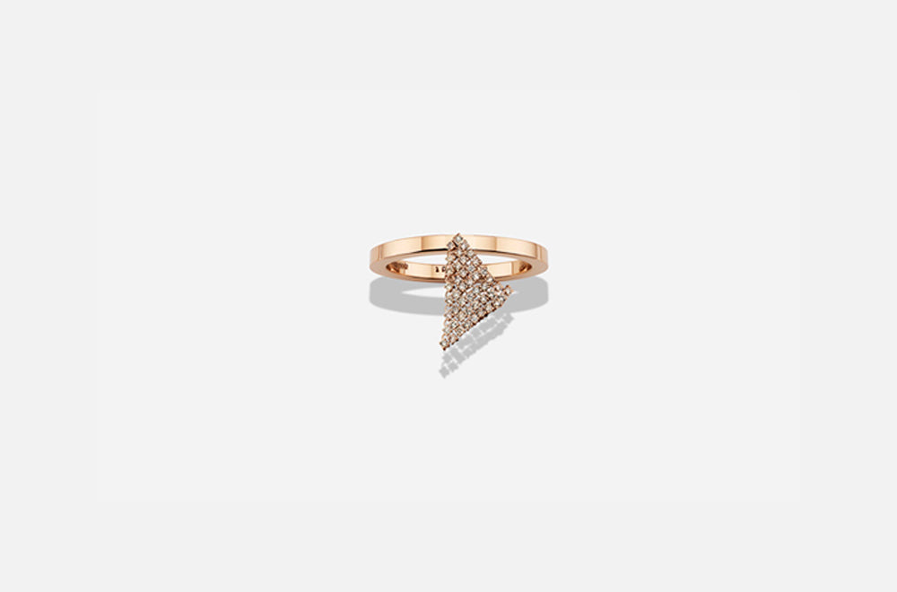 FLUID RING / Rose Gold